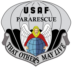 The Airforce Parajumper logo.